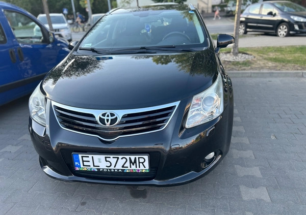 Toyota Avensis cena 32900 przebieg: 158000, rok produkcji 2010 z Łódź małe 191